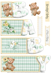 Gender Neutral Baby Milestones Word Book Sheet