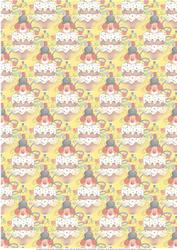 Clown with Birthday Cake Vellum
