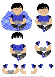 Gaming Boy Step by Step Sheet Has Matching Wobble Card