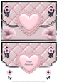 Love Me Tender (valentines pink) Scalloped Envelope Card