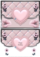 Love Me Tender (birthday blue) Scalloped Envelope Card