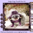 Hedge-Hugs Purple (Multi-Use Humorous And Regular) Mini Kit