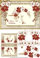 Pretty Christmas Unicorn Card Front
