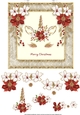 Pretty Christmas Unicorn 1 Card