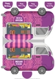 The Indian Street Food Van Shaped Card