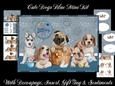 Cute Dogs Blue Mini Kit