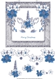 Pretty Christmas Unicorn Card Front 3