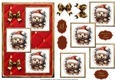 Beary Christmas Three Square Quick Card