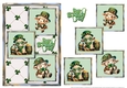 St Patricks Galway Sheep Three Square Quick Card