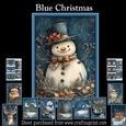 Blue Christmas Mini Kit With Gift Tags