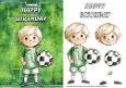 Playing Football Card Front 2