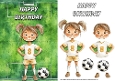 Playing Football Card Front 5