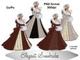 Elgant Snowbride Posers