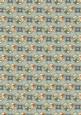 Vintage Valentine Blue Background