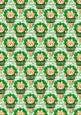 Kiss Me I'm Irish Female Teddy Bear Backgrounds