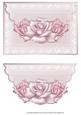 Blush Pastel Pink Scalloped Edge Envelope Card