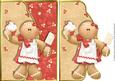 Sugar Gingerbread Fancy Scalloped Envelope Card