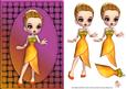 Cookie Orange Girl Card Front