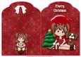 Me and My Dog at Christmas Scalloped Top Quick Card