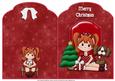 Me and My Dog at Christmas Scalloped Top Quick Card