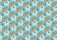 Little Bird and Butterflies Background