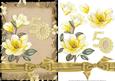 Lemon Magnolia 50 Card Front with Decoupage
