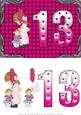 Cupcakes Girl Age 13 Card Front with Decoupage
