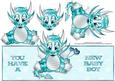 Little Dragon Baby Boy Over the Top Large Card