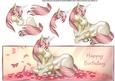 Pink Haired Unicorn Over the Top Large Card