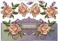 Heritage Roses Birthday Over the Top Large Card