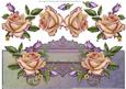 Heritage Roses Over the Top Large Card