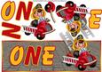 Little Fireman One Over the Top Large Card