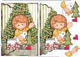 My Christmas Snowman and Sweets Scalloped Edge Envelope Card