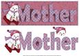 Mother Sleighing Snowman Large Dl Card