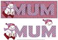 Mum Sleighing Snowman Large Dl Card