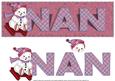 Nan Sleighing Snowman Large Dl Card