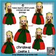 6 Christmas Cookie 1 Poser Tubes