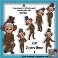 6 Kiki Snowy Bear 1 Poser Tubes