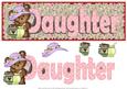 Daughter Country Bear Large Dl Card