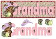 Grandma Country Bear Large Dl Card
