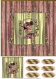 Kiki Garden Fairy 8x8 Card Topper Blush