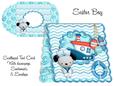 Sailor Boy Scalloped Tent Card Kit