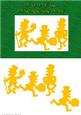 St Patricks Day Silhouette Card Front