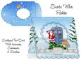 Santa Who Robin Scalloped Tent Card Kit
