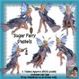 6 Sugar Fairy Pastel Poser Tubes