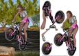 Female Bmx Biking Card Front