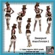 6 Steampunk Anachronism 1 Poser Tubes
