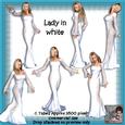 6 Lady in White Poser Tubes