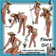 6 Flower Girl Poser Tubes 1