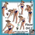 6 Flower Girl Poser Tubes 2